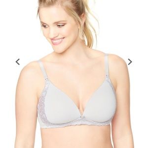 Wireless Lace Full Coverage Nursing Bra